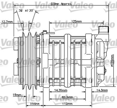Компрессор, кондиционер VALEO 815803