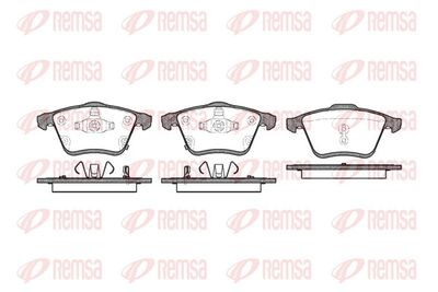 Bremžu uzliku kompl., Disku bremzes REMSA 1182.02