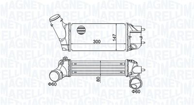Интеркулер MAGNETI MARELLI 351319204680