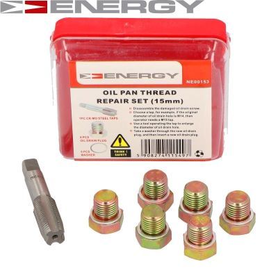 ENERGY NE00153 Remkomplekts, Eļļas noliešanas skrūves