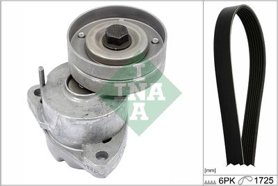 Ķīļrievu siksnu komplekts Schaeffler INA 529 0095 10