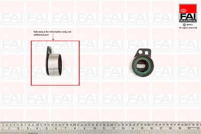 Spriegotājrullītis, Gāzu sadales mehānisma piedziņas siksna FAI AutoParts T9473