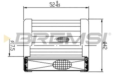 Degvielas filtrs BREMSI FE0332