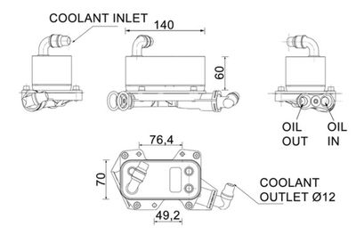 Eļļas radiators, Automātiskā pārnesumkārba MAHLE CLC 132 000P