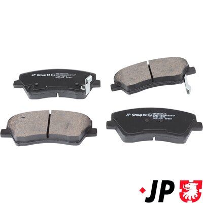 Bremžu uzliku kompl., Disku bremzes JP GROUP 3663604510