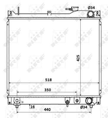 Radiators, Motora dzesēšanas sistēma NRF 53914