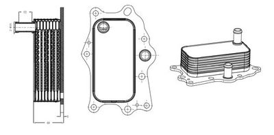 Eļļas radiators, Motoreļļa NRF 31818