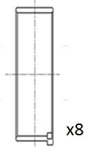 Шатунный подшипник FAI AutoParts BB2014-STD