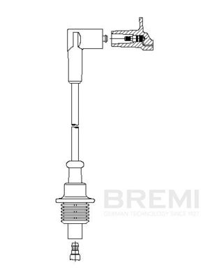 Провод зажигания BREMI 631/52
