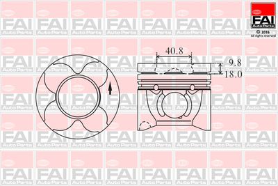 Поршень FAI AutoParts PK7-000