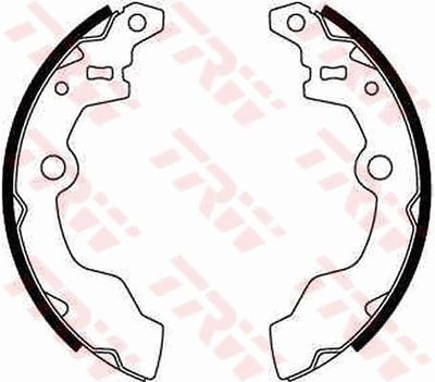 Bremžu loku komplekts TRW GS8302