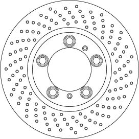 Bremžu diski TRW DF6779S