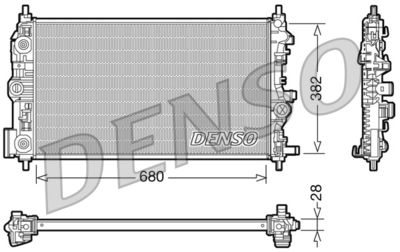 Radiators, Motora dzesēšanas sistēma DENSO DRM20009