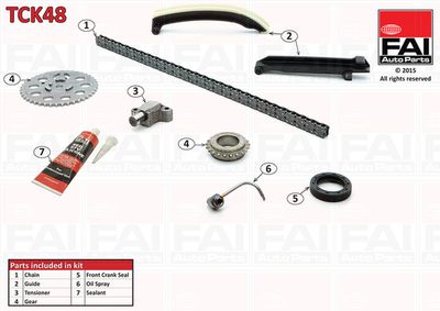 Комплект цели привода распредвала FAI AUTOPARTS TCK48