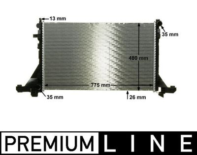 Radiators, Motora dzesēšanas sistēma MAHLE CR 1770 000P