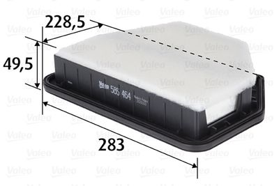 Воздушный фильтр VALEO 585464