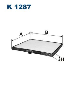 Filtrs, Salona telpas gaiss FILTRON K 1287