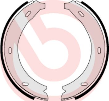 Bremžu loku kompl., Stāvbremze BREMBO S 50 509