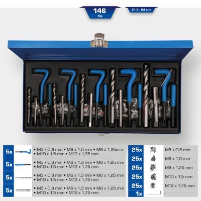 Vītņgriešanas instrumentu komplekts KS TOOLS BT541150