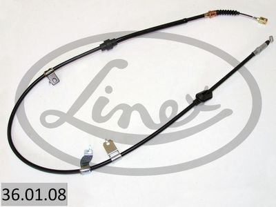 Тросик, cтояночный тормоз LINEX 36.01.08