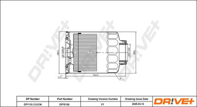 Топливный фильтр Dr!ve+ DP1110.13.0136