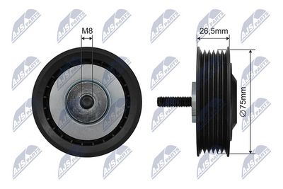 Spriegotājrullītis, Ķīļrievu siksna NTY RNK-VW-042
