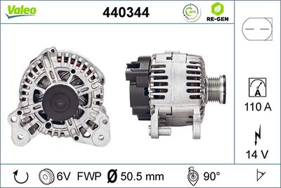 Генератор VALEO 440344