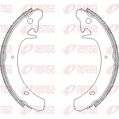 Тормозные колодки REMSA 4129.00