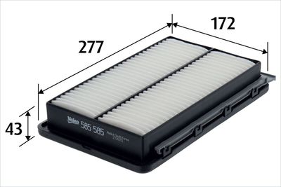 Воздушный фильтр VALEO 585585
