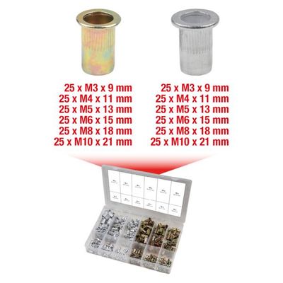 Asortiments, Vītņotas kniedes KS TOOLS 970.0630