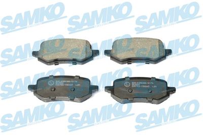 Комплект тормозных колодок, дисковый тормоз SAMKO 5SP2265