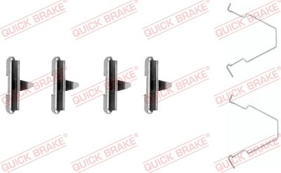 Комплектующие, колодки дискового тормоза QUICK BRAKE 109-1270