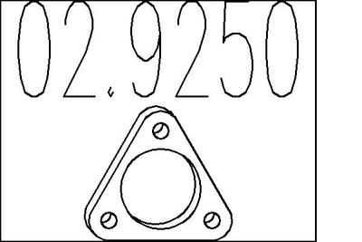Blīve, Izplūdes caurule MTS 02.9250