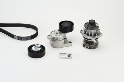 Ūdenssūknis + ķīļrievu siksnas komplekts CONTINENTAL CTAM 6PK1538WP1
