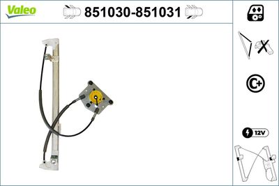 Стеклоподъемник VALEO 851030