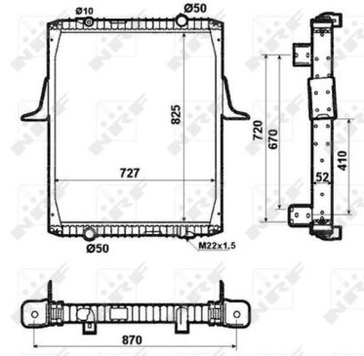 Radiators, Motora dzesēšanas sistēma NRF 519706