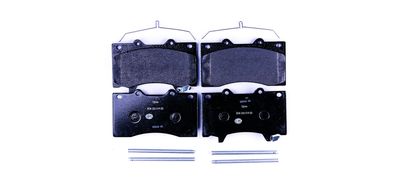 Bremžu uzliku kompl., Disku bremzes HELLA 8DB 355 019-531