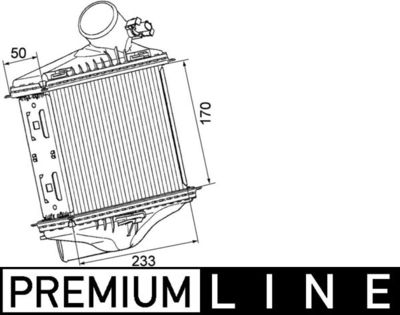 Интеркулер MAHLE CI 174 000P