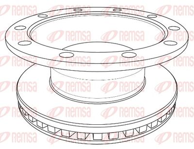 Bremžu diski REMSA NCA1241.20