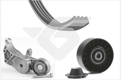 Ķīļrievu siksnu komplekts HUTCHINSON KHV 207