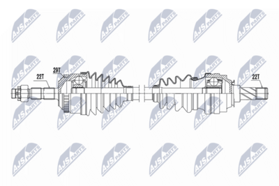 Приводной вал NTY NPW-PL-157