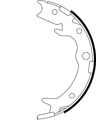 Bremžu loku kompl., Stāvbremze TEXTAR 91062800