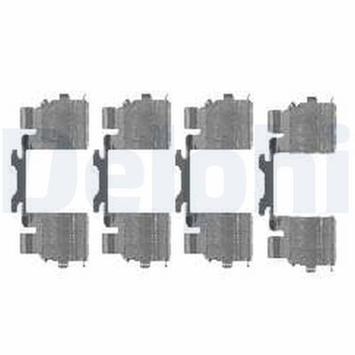 Piederumu komplekts, Disku bremžu uzlikas DELPHI LX0476