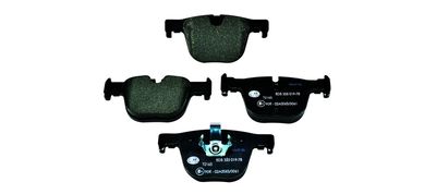 Bremžu uzliku kompl., Disku bremzes HELLA 8DB 355 019-781