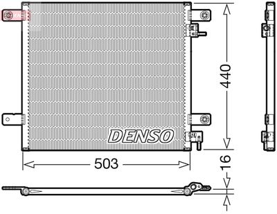 Конденсатор, кондиционер DENSO DCN99066