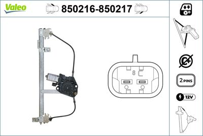 Стеклоподъемник VALEO 850216