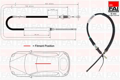Trose, Stāvbremžu sistēma FAI AutoParts FBC0104