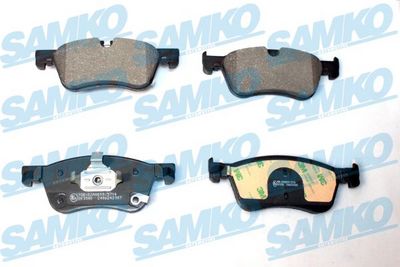 Комплект тормозных колодок, дисковый тормоз SAMKO 5SP2387