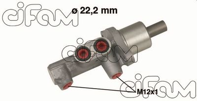Galvenais bremžu cilindrs CIFAM 202-484