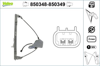 Стеклоподъемник VALEO 850348